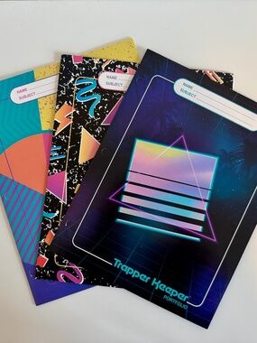 3 Trapper Keeper Folders